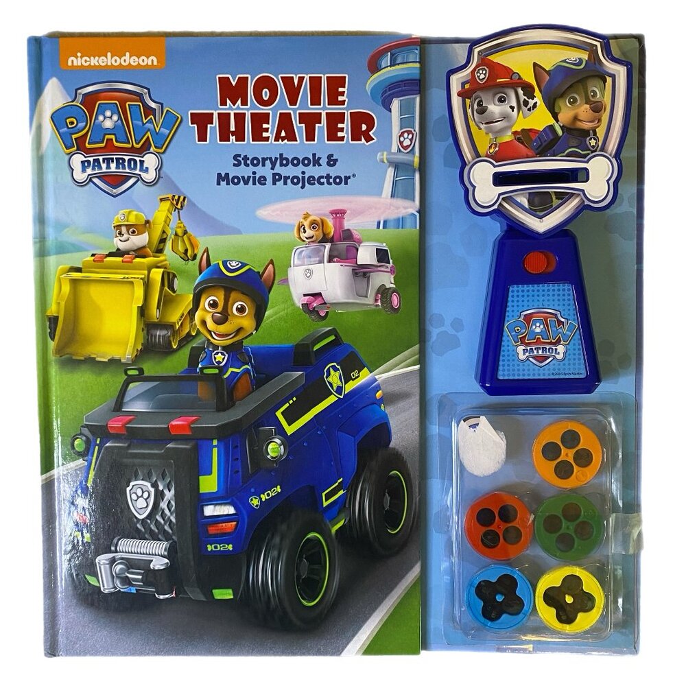 Nickelodean Paw Patrol Movie Theater Storybook & Movie Projector